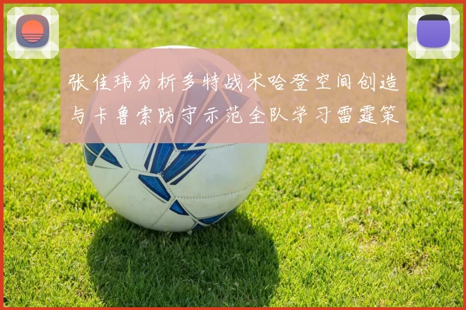 张佳玮分析多特战术哈登空间创造与卡鲁索防守示范全队学习雷霆策略
